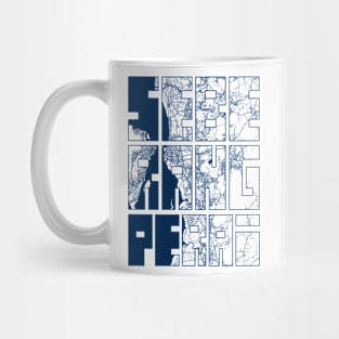 Seberang Perai, Malaysia City Map Typography - Coastal Mug